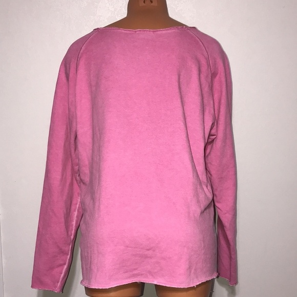 Better Rich New York Julia Crew Heart Oversized Sweatshirt Size Small - Picture 4 of 8
